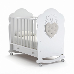 Детская кровать Nuovita Fortuna dondolo, цвет - Bianco/Белый (Nuovita, FORD_034)